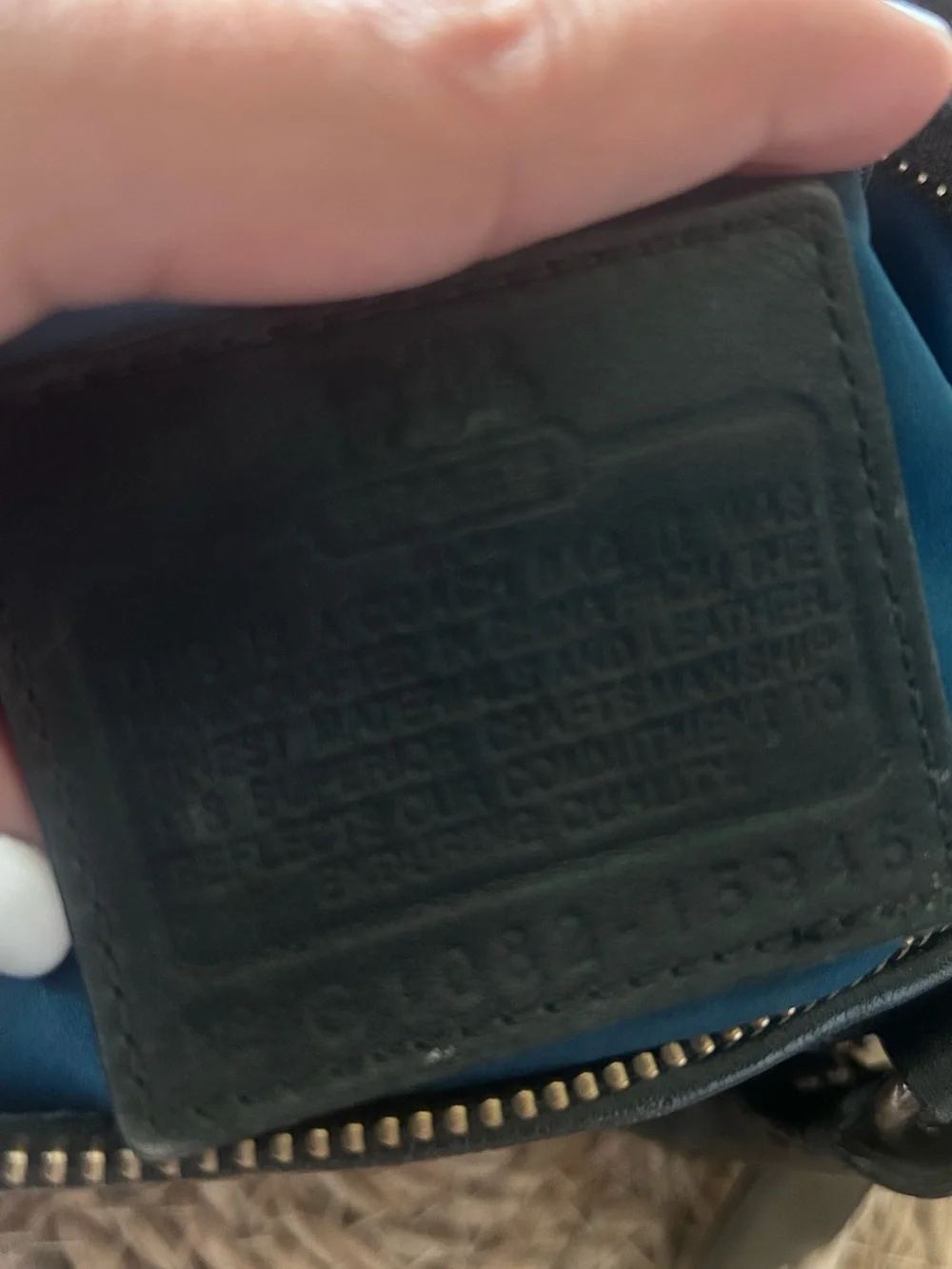 Coach Black Signature Sequin Dome Satchel